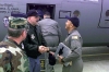 Governor Jesse Ventura with Tech. Sgt. Byron Todd