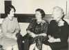 Black and white photograph of (left to right): Bernice Ranz (Crookston BPWC president); Marie Bishop (chair of Minnesota District #1); are Dorothy Chadwick (Minnesota state recording secretary), October 14, 1963.