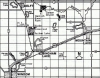 Map of the homesteads of members of the Carson Mennonite Brethren Church.