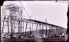 Black and white photoprint of high bridge construction c. March 1889