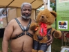 North Country Bears teddy-bear mascot and a sub friend
