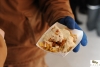 Deep-fried eelpout at the International Eelpout Festival, ca. 2010s. Photo by Josh Stokes