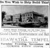 Charity-ball announcement featuring the proposed new facility for the Crispus Attucks home. The Appeal, November 11, 1911.