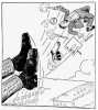 Black and white anti-I.W.W. cartoon printed in the Duluth News Tribune on July 1, 1916.