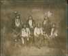 Black and white photo print of Dakota Indian Treaty Delegation, c.1858.
