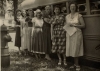 Black and white photograph of staff of the Emanuel Cohen Center in Minneapolis, 1948.