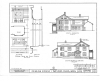 Folsom House elevation views and porch-door diagrams