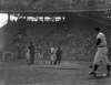 Black and white photograph of the Minneapolis Millers versus the Wichita Braves at Metropolitan Stadium, April 24, 1956.