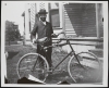 Man with bicycle