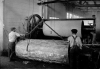 Black and white photograph of of a lumber mill, ca. 1915.