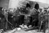 Strike at Hormel Packing Plant, Austin. Photograph by the St. Paul Daily News, 1933.