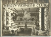 Black and white photograph of the Hadley Farmers’ Club booth at the Murray County Fair, 1920.