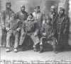 Black and white photograph of Crookston firefighters after a fire on December 27, 1904. 