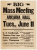 1918 campaign-event poster (Minneapolis)
