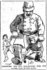 Black and white scan of "Arresting the two young dynamiters who put paper caps on the rails. Minneapolis Journal, April 18, 1889. 