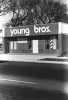 Young Brothers Barber Shop and Satin Doll Beauty Salon, 1918 Plymouth Avenue North, Minneapolis, ca. 1970s. The Young brothers owned multiple barber shops on Plymouth Avenue North.