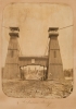 First suspension bridge, looking toward Nicollet Island