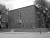 Black and white photograph of Minneapolis Talmud Torah at 725 Fremont Avenue North in Minneapolis, c.1950.