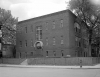 Black and white photograph of Minneapolis Talmud Torah at 725 Fremont Avenue North in Minneapolis, c.1950.