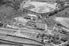Black and white aerial view of the American Crystal Sugar factory in Chaska. Photographed by Vincent H. Mart in 1969.