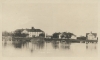 Black and white photograph of a boarding school for American Indian children in Tower, Minnesota, ca. 1935.