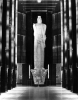 Black and white photograph taken by Norton and Peel on September 12, 1938 of Carl Milles's "God of Peace" statue inside the St. Paul City Hall and Ramsey County Courthouse.