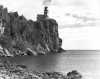 Black and white photograph of Split Rock Lighthouse. Norton & Peel, September 1, 1939.