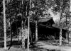 Black and white photograph of the Ranger Residence at the Marcell Ranger Station, 1940.