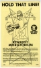 This December 1977 "Special Edition" of the Hold That Line newsletter is titled "Powerline News, Elrosa, MN." Some of its articles encourage a moratorium on construction and a "science court" evaluation; others address size of power lines and encourage continued protest. Names mentioned include Randy Fischer, John Tripp, Steffen Pederson, Rudy Perpich, and Ira Emmons. Hold That Line was the newsletter of the local movement to protest the construction of a direct-current power line across rural Minnesota by 