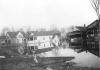 Black and white photograph of Tennessee Street during flood, 1952.