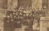 Black and white photograph of the St. Joseph’s Academy high school class of 1883