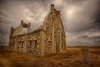 Color image of the rear side of the exterior of Schott Barn. Photographed on April 14, 2014, by Craig Voth.