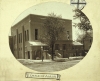 Black-and-white matted photograph of the exterior of Temple of Aaron in 1916.