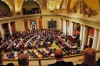 Governor Mark Dayton delivering an address to state legislators