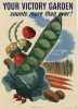 American World War II poster promoting victory gardens. 1944. Artist: Morley Size. 