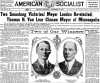 American Socialist front page featuring Thomas Van Lear and Meyer London