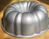 Color image of a Bundt cake pan, upside down, May 11, 2005.