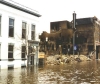 Building in Grand Forks damaged by flood-related fire