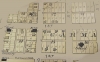 Photograph of page in Polk County plat book (1902) showing locations of Carman’s creamery, hotels, school, and artesian wells.