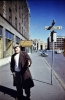Unnamed man on the corner of Washington Avenue