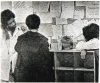 Black and white photograph of students at Gustavus Adolphus College c.1972.