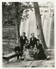 William H. Illingworth (left) with group at Minnehaha Falls