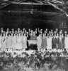 Photograph of the Carson Choir at Mountain Lake Tabernacle, ca. 1930. Jacob Wiebe stands in the second row to the left of the lectern. Used with the permission of Glenn Wiebe.