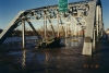Flooding on Sorlie Bridge between Grand Forks and East Grand Forks, April 18, 1997
