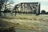 Flooding on Sorlie Bridge between Grand Forks and East Grand Forks, April 21, 1997