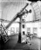 View of telescope, Goodsell Observatory, Carleton College, Northfield