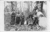 Ojibwe people at their home, near Tower