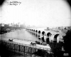 Stone Arch Bridge and Tenth Avenue wagon bridge, Minneapolis