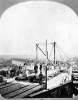 Stone Arch Bridge as it neared completion, Minneapolis