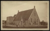 Black and white photograph of Cathedral Church of Our Merciful Savior, Faribault, c.1870.